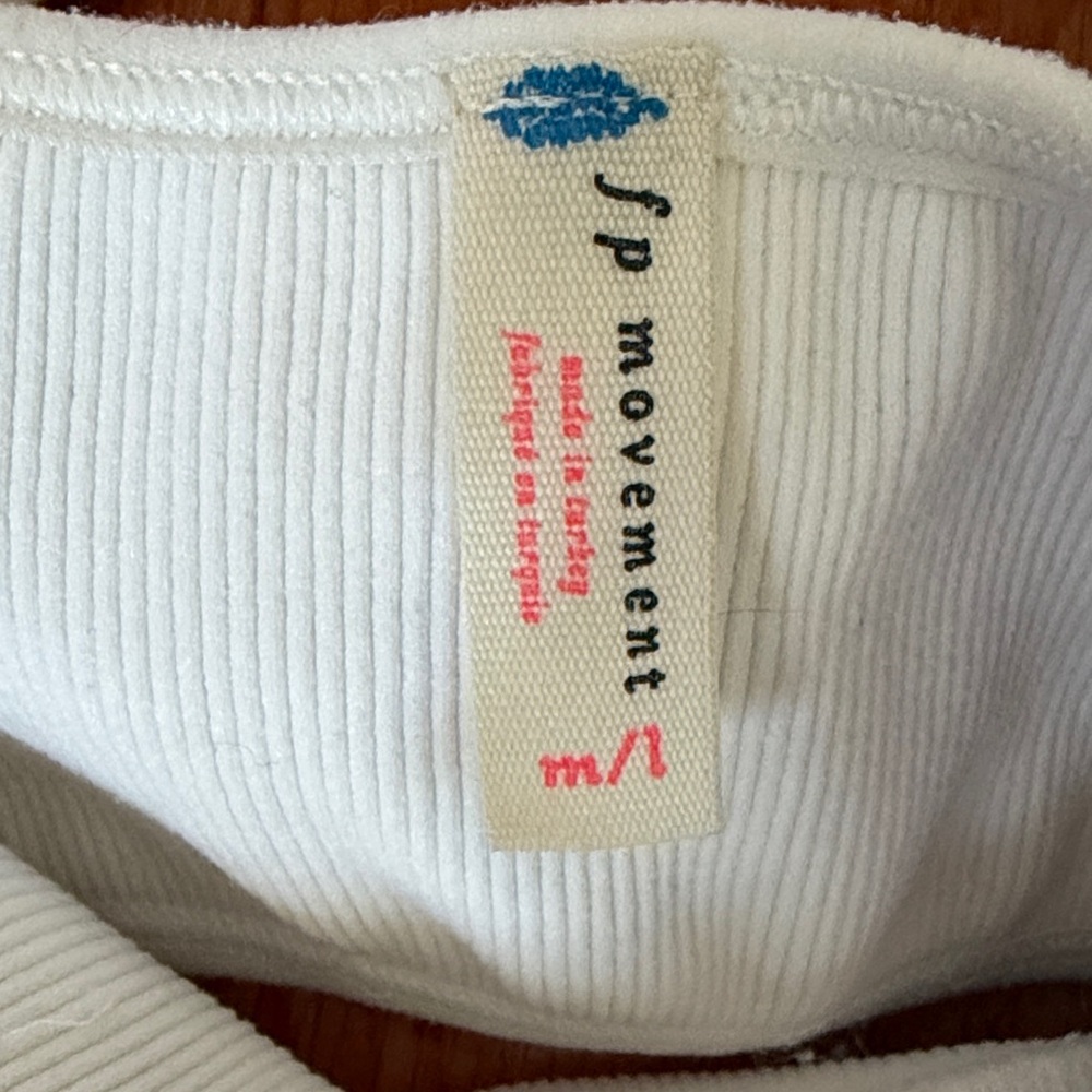 Free People Cream Ribbed Tank - Picture 2 of 4